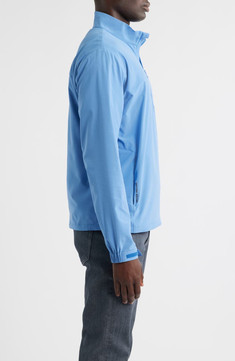 Peter Millar Dunes Water Resistant Half Zip Golf Pullover, Alternate, color, Evening Tide