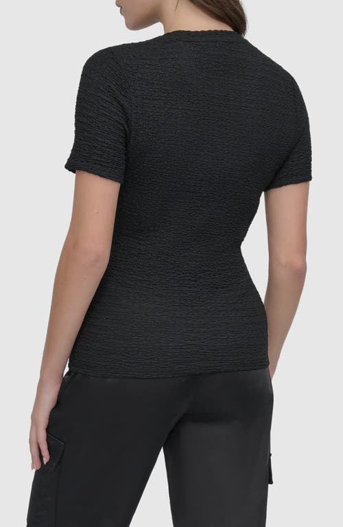 DKNY DKNY TEXTURED T-SHIRT