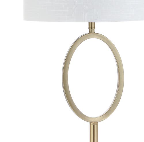 Jonathan Y April Metal Modern Contemporary Led Floor Lamp In Brass Gold