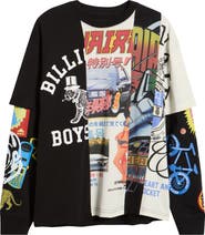 Billionaire Boys Club BB Original Patchwork Graphic Knit Shirt