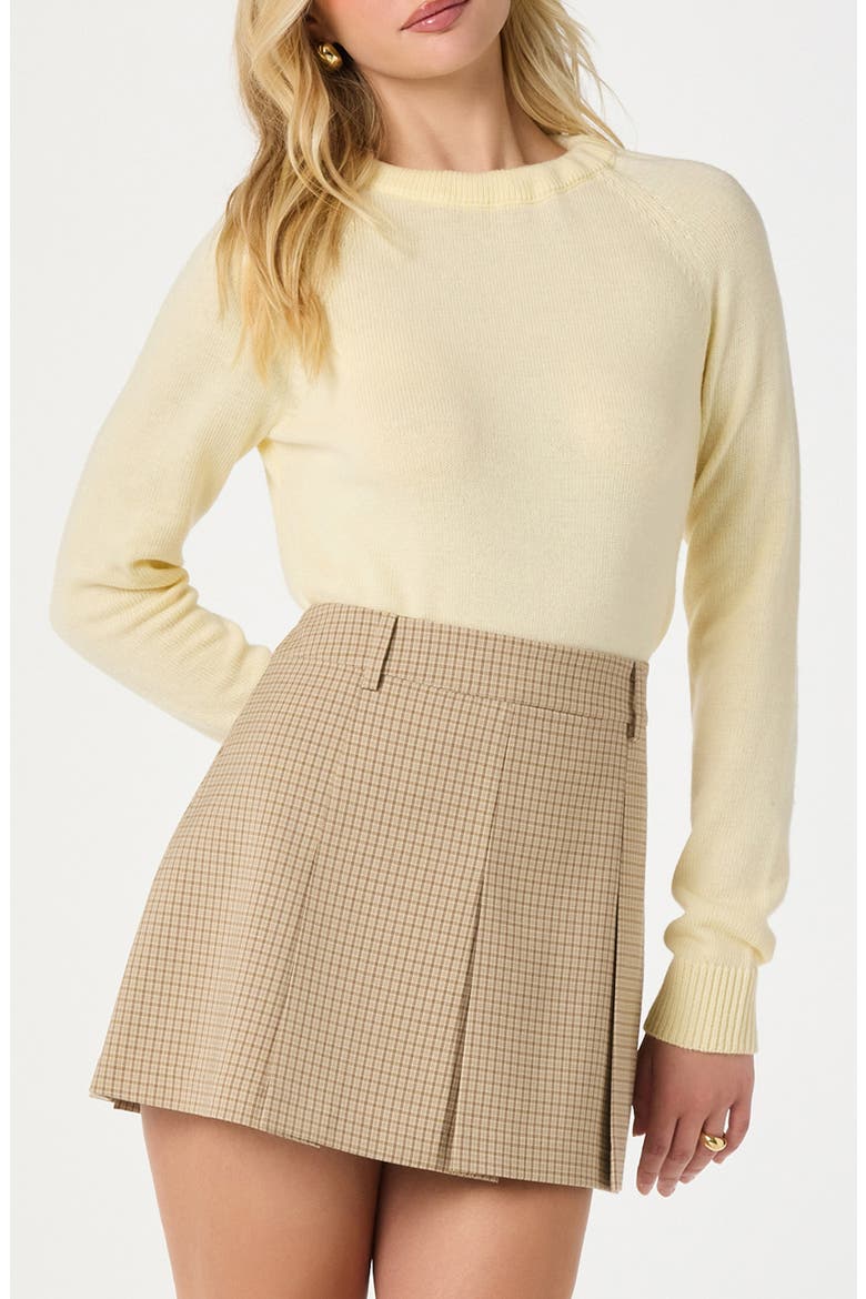 Organza Bow Sweater, Main, color, CREAM