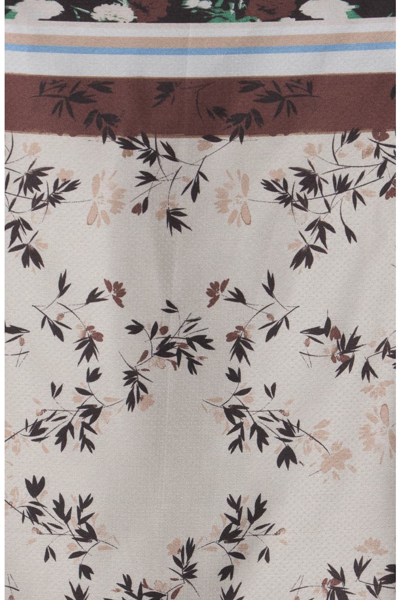 Mixed Pattern Square Scarf, Alternate, color, NEUTRAL