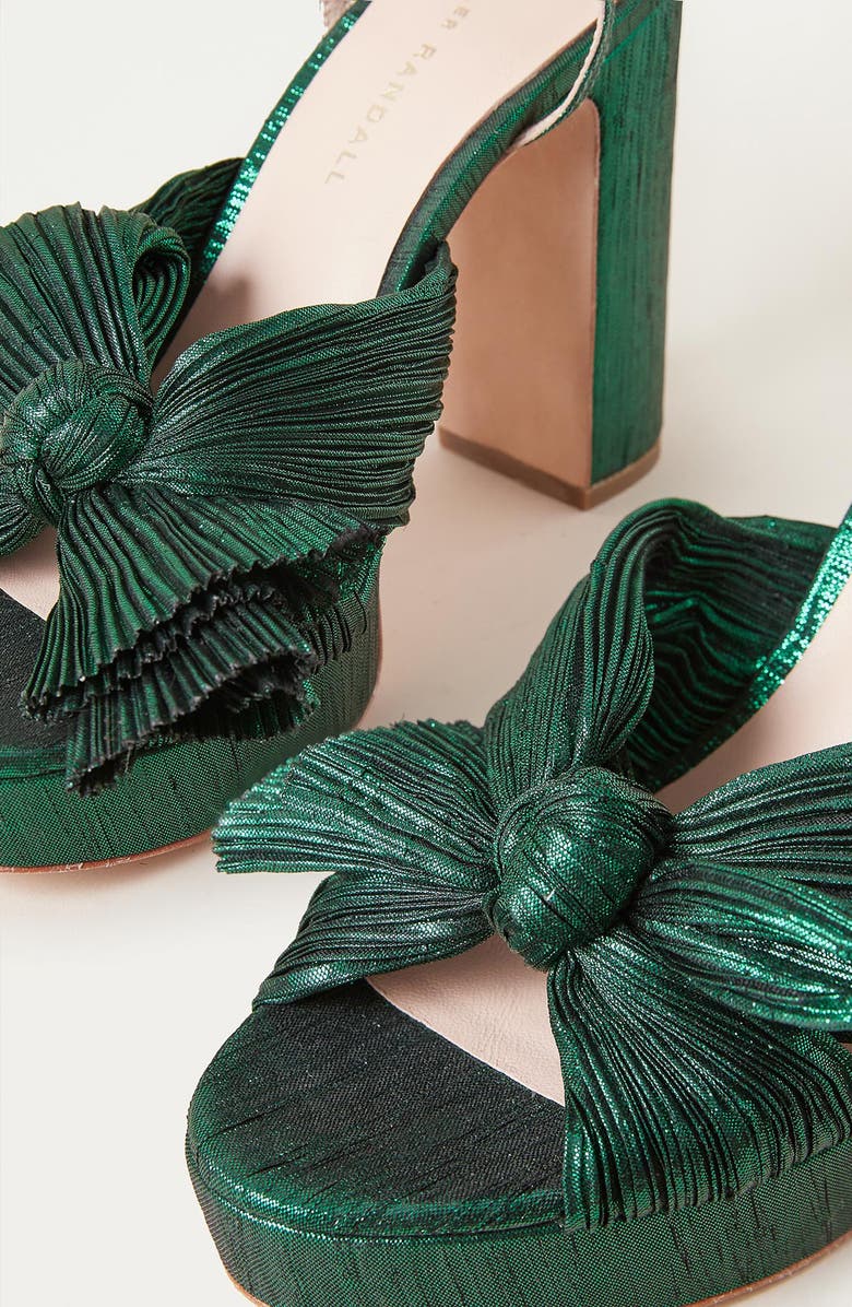 Loeffler Randall Natalia Platform Sandal, Alternate, color, Emerald