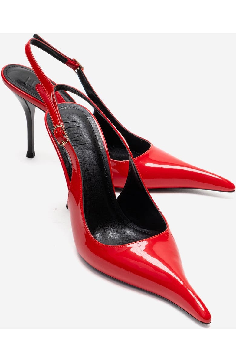 Prologue Shoes Candy Pointed Toe Stiletto Pump, Main, color, Red