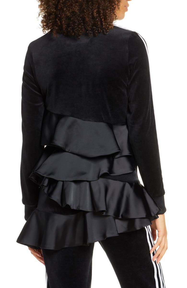 adidas Originals Ruffle Track Jacket, Alternate, color, 