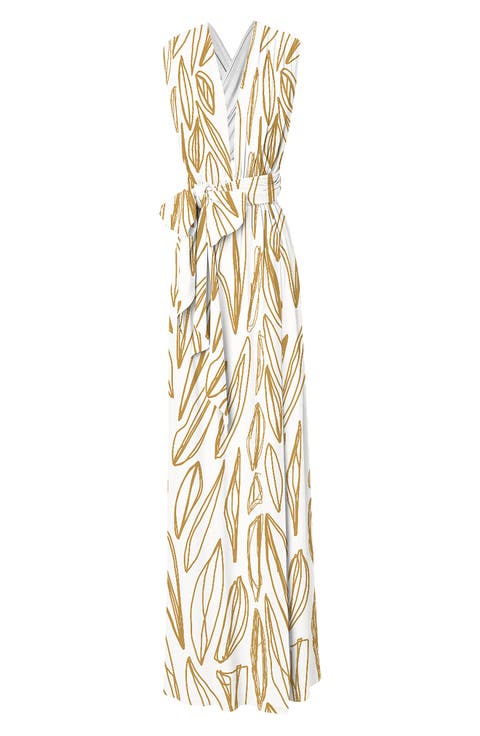 Mailys Fiore Print Jacquard Convertible Dress