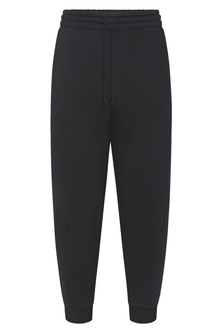 FLEECE LOUNGE RELAXED JOGGER, Alternate, color, WASHED ONYX
