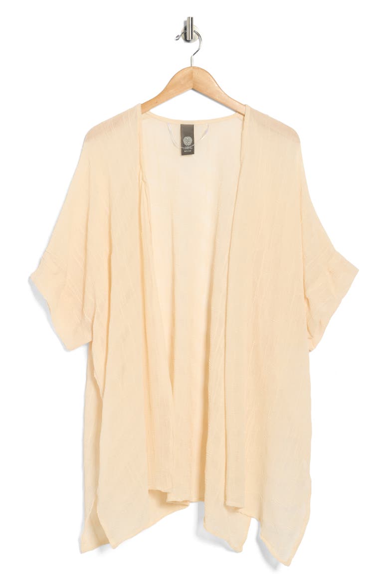 Crinkle Textured Topper, Alternate, color, NATURAL