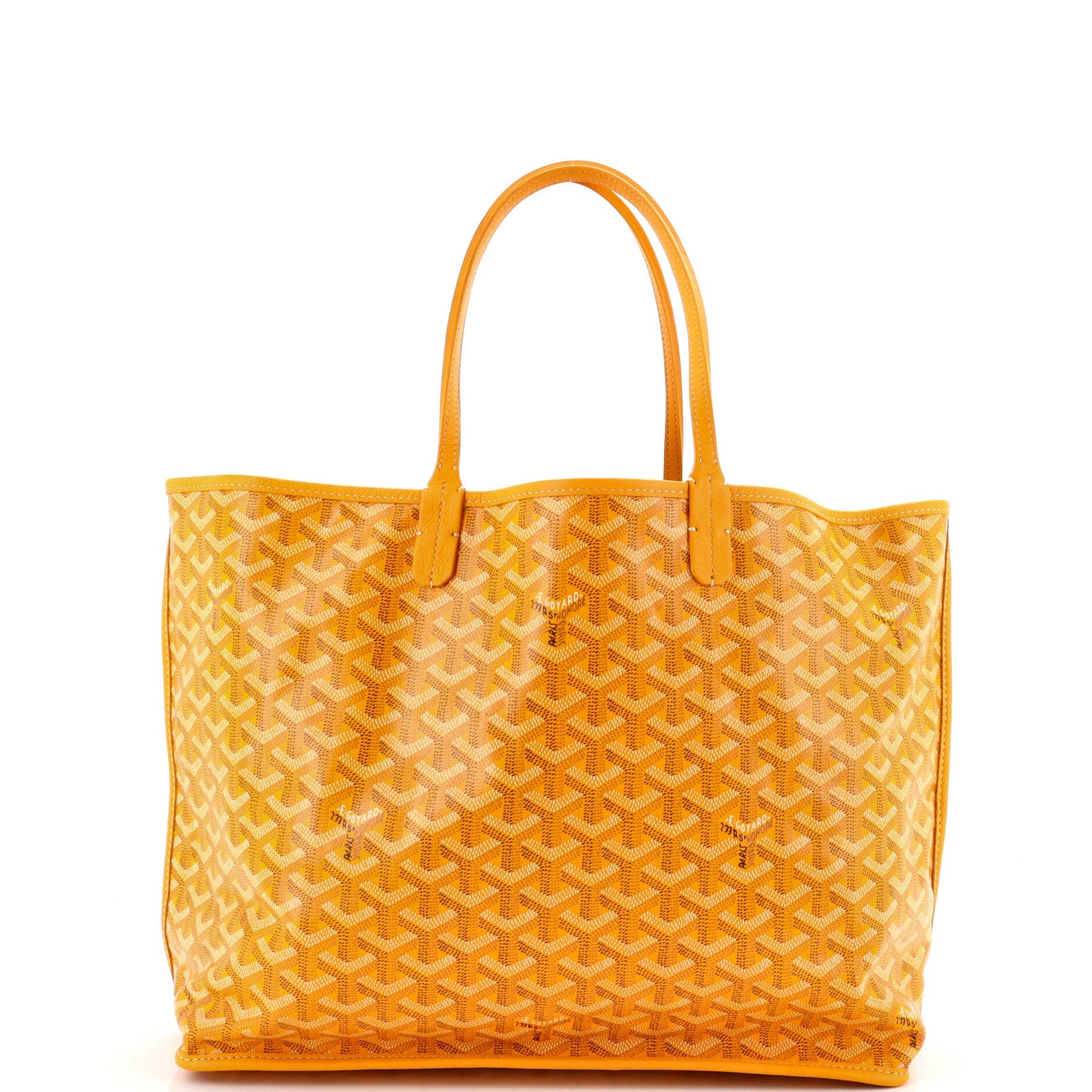 Anjou Reversible Tote Coated Canvas PM, Main, color, Yellow