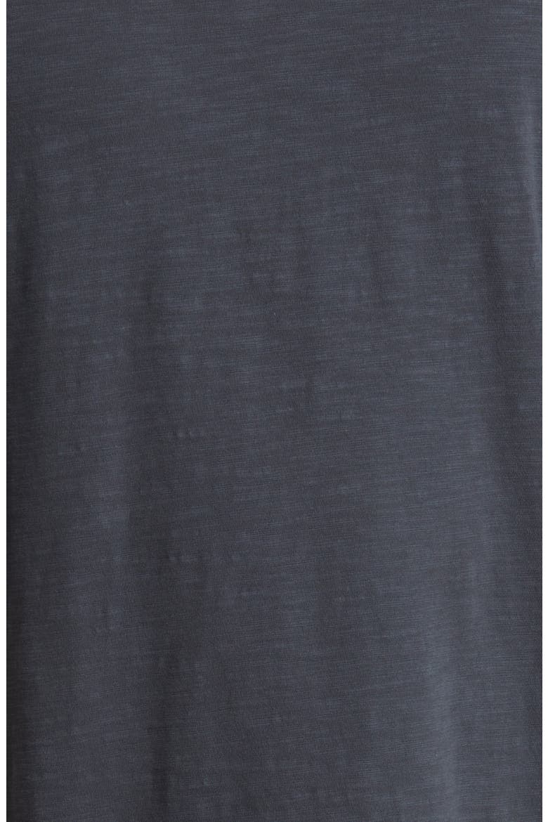 Slub Cotton Crewneck T-Shirt, Alternate, color, BLUEBERRY