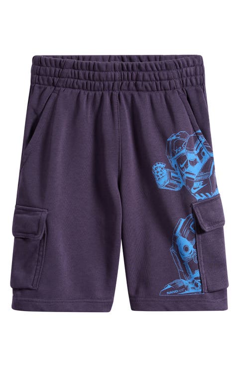 Kids' Club French Terry Cargo Shorts (Big Kid)