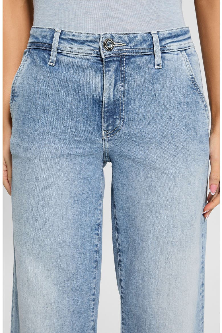 Zoya Crop Wide Leg Jeans, Alternate, color, BELT-OPEN