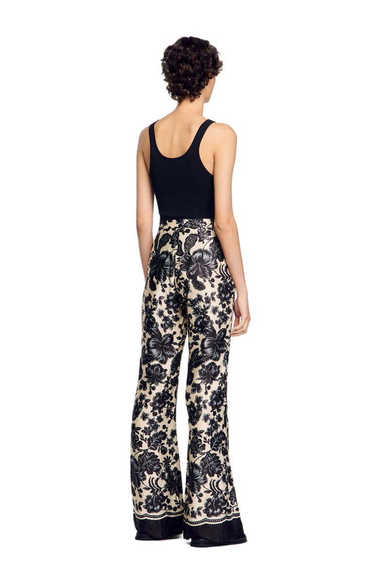 SANDRO Floral pants, Alternate, color,