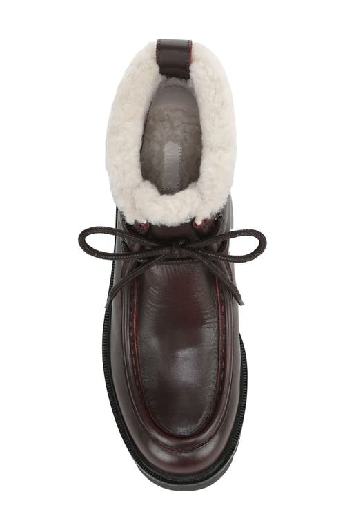 Vince Sierra Genuine Shearling Boot In Brown