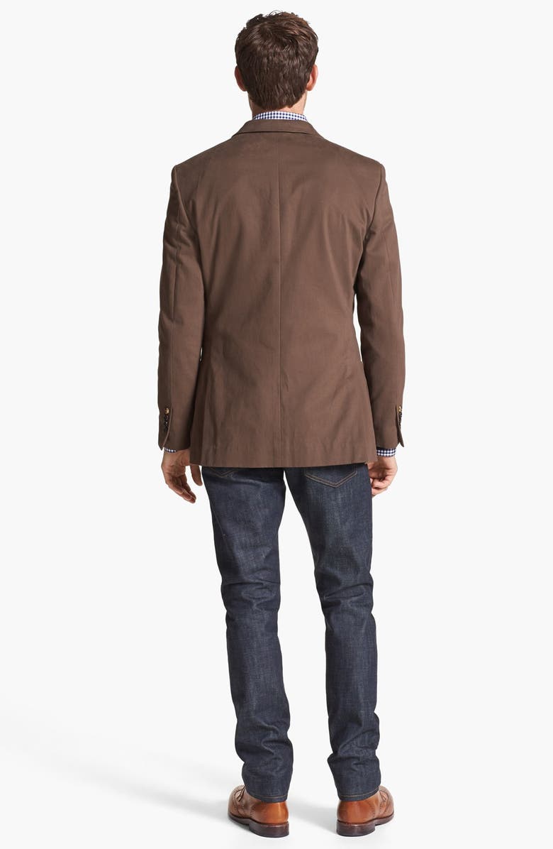 Wallin & Bros. Trim Fit V-Neck Cotton & Cashmere Sweater, Alternate, color,