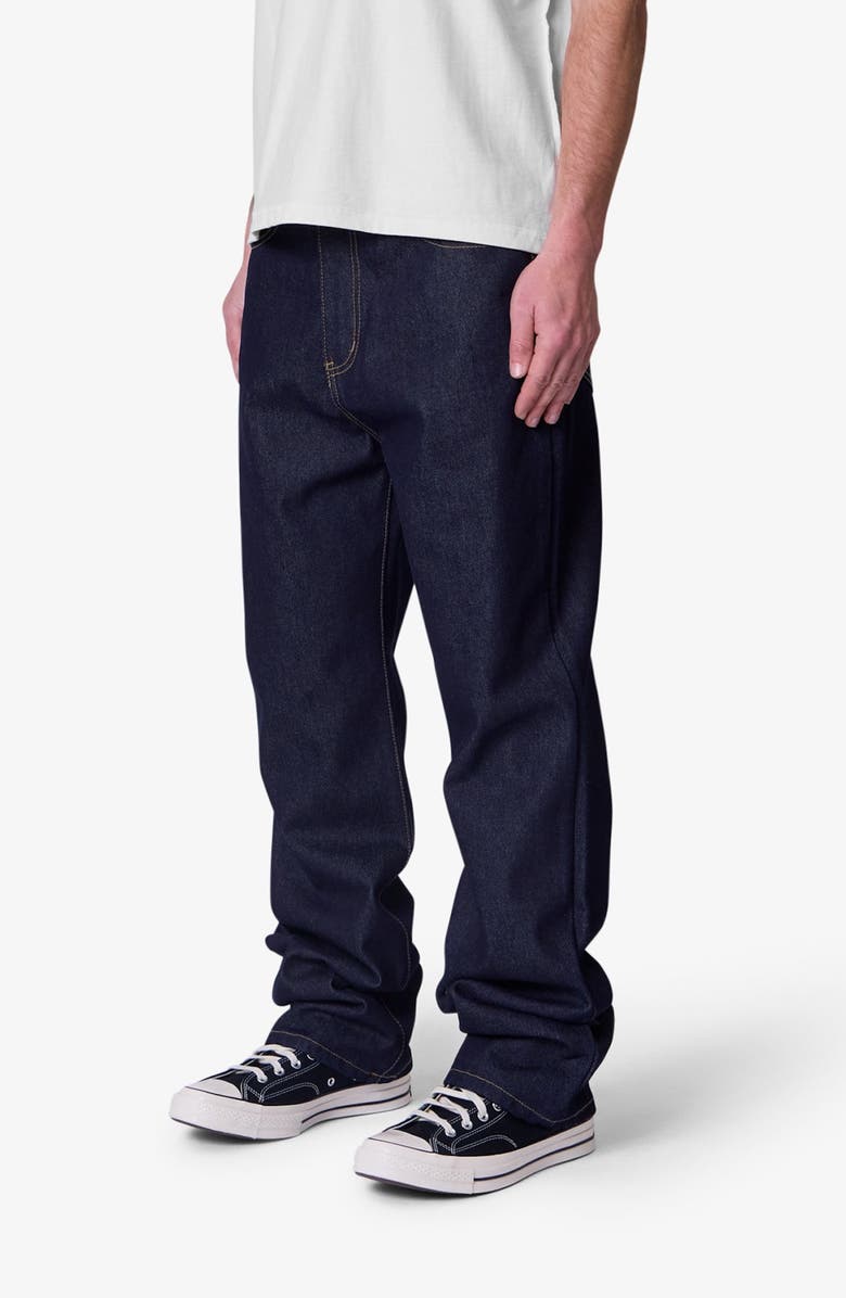 mnml Raw Baggy Jeans, Alternate, color, Rinsed Indigo