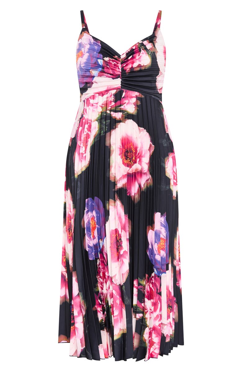City Chic Ariana Maxi Dress, Alternate, color, Pink Garden Gala