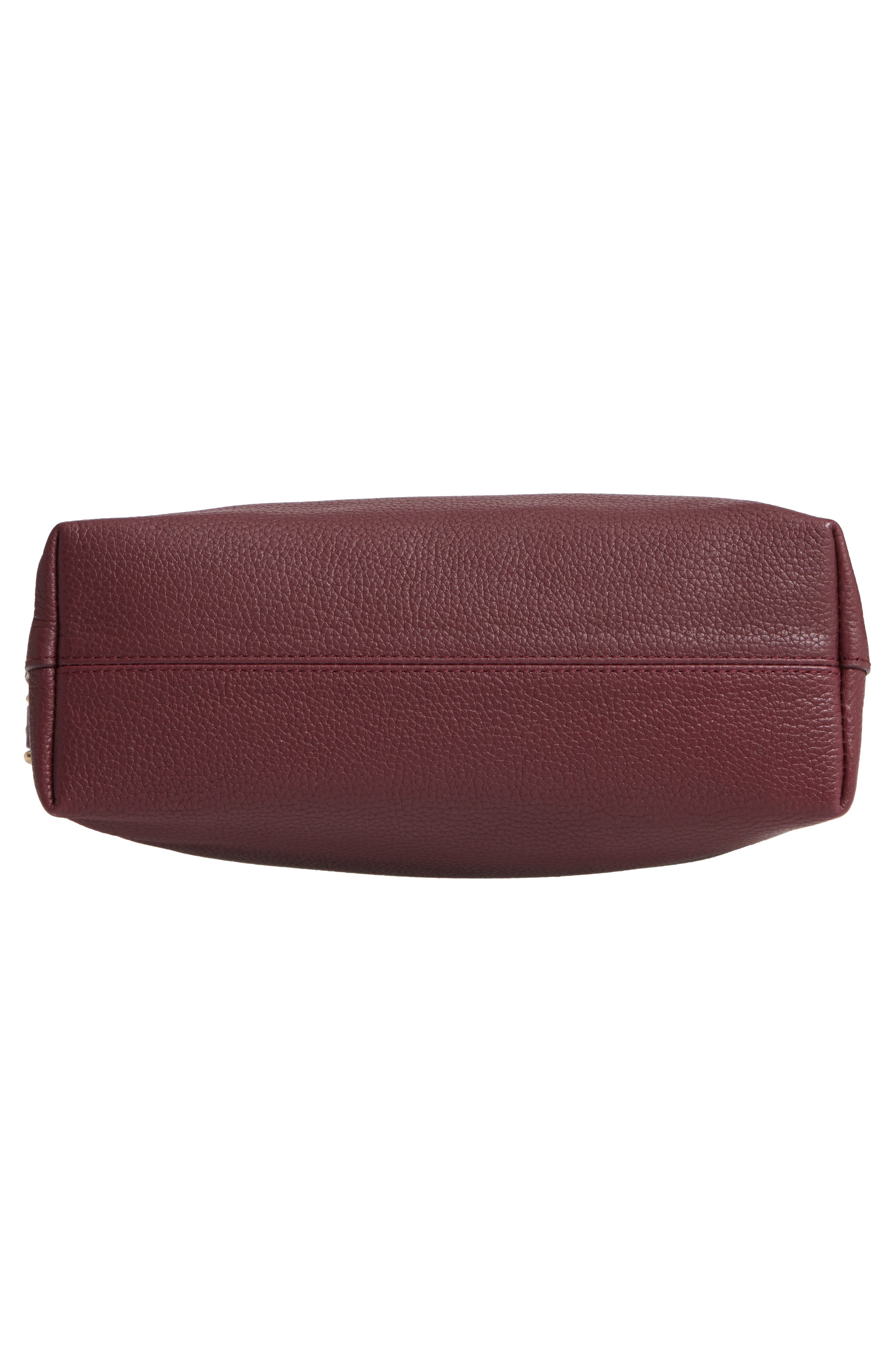 Lexa Leather Crossbody Bag, Alternate, color, BURGUNDY LONDON
