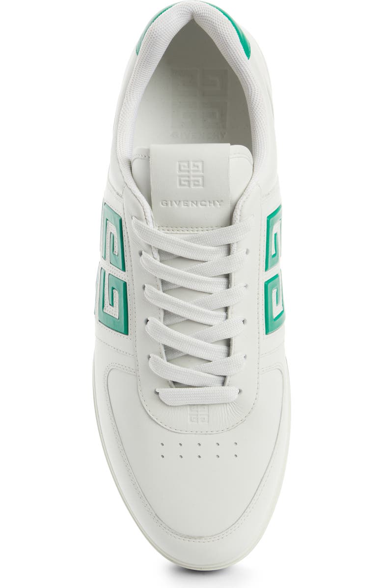 Givenchy G4 Low Top Sneaker, Alternate, color, White/ Green
