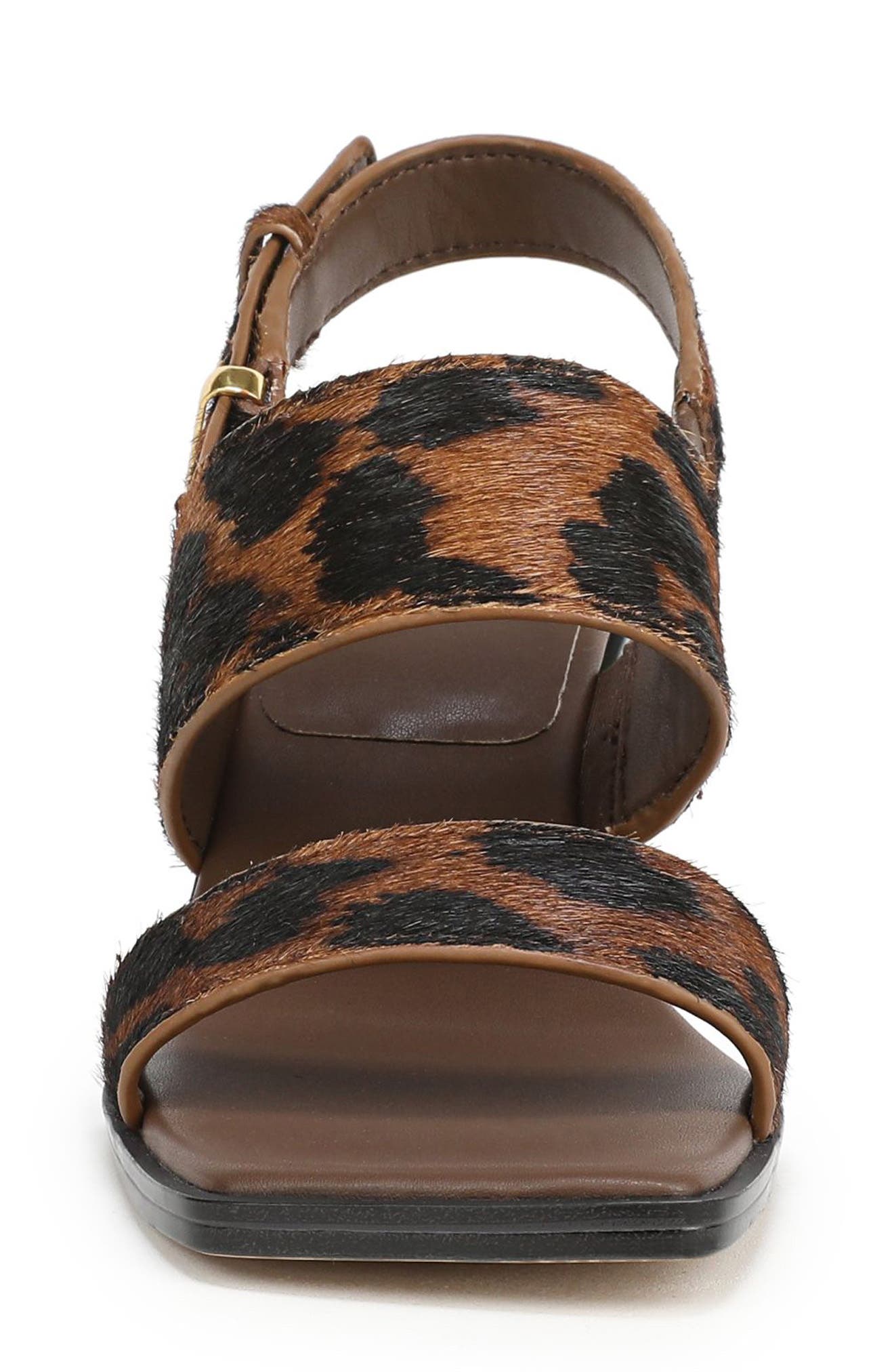 Rory Genuine Calf Hair Slingback Sandal, Alternate, color, BROWN