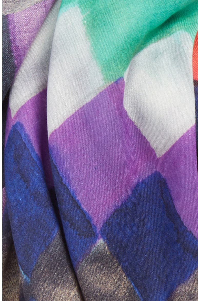 'Painted Diamonds' Geo Print Wrap, Alternate, color, MULTI