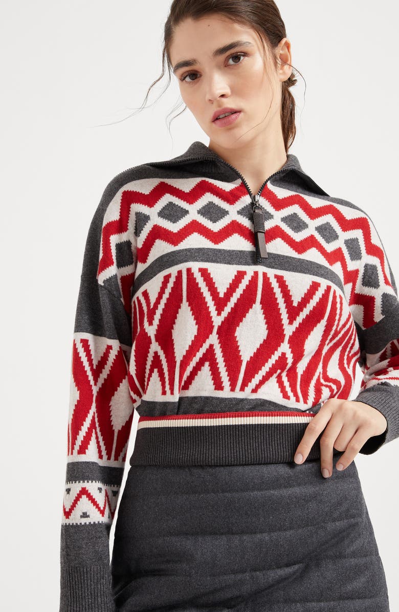 Brunello Cucinelli Quilted Mini skirt, Alternate, color, 