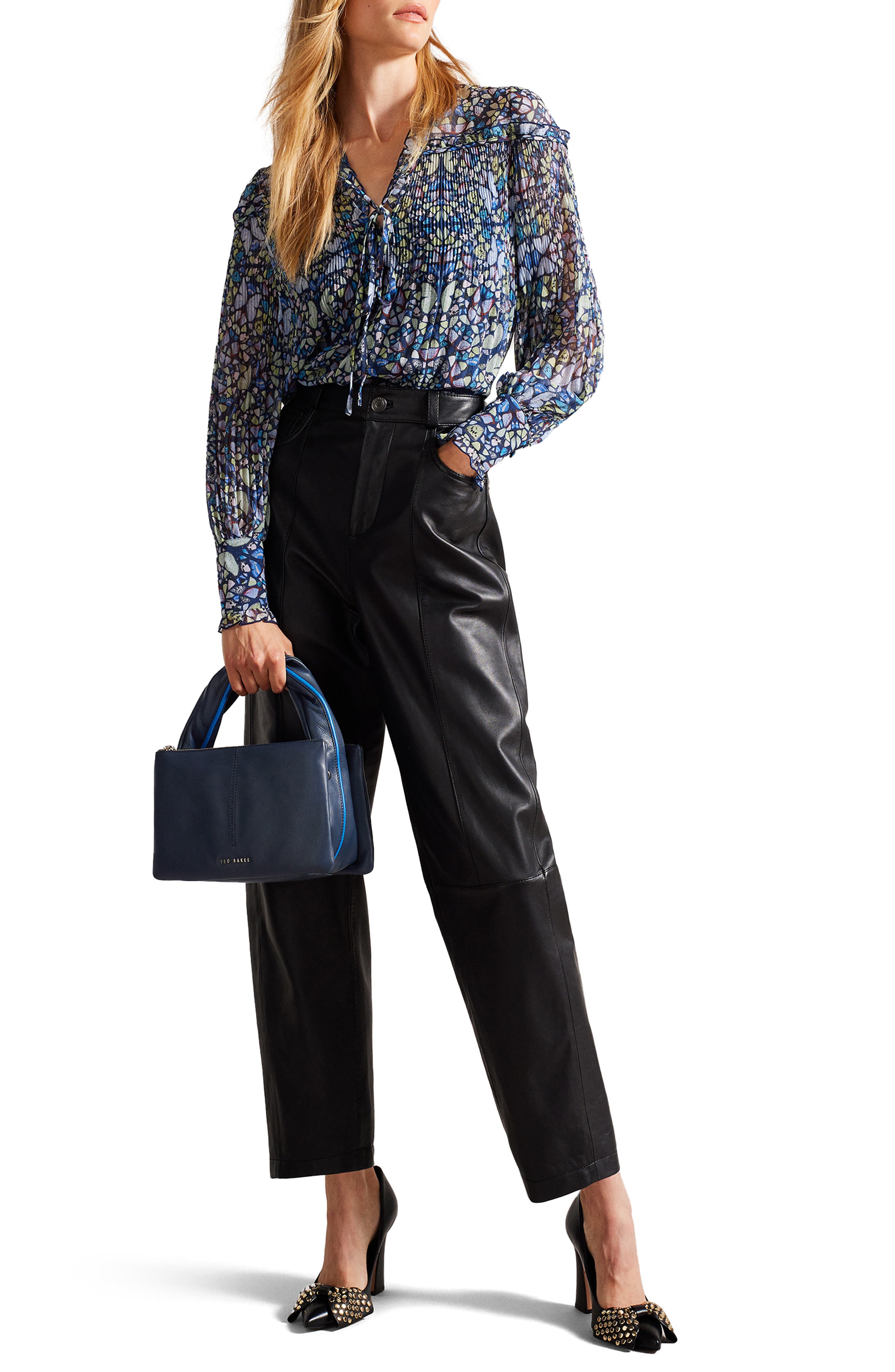 Ted Baker London Nilania Twisted Handle Crossbody Bag, Alternate, color, 