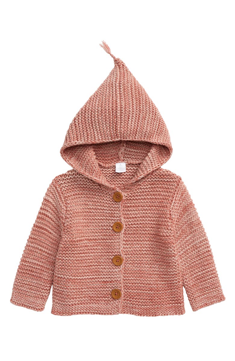 Nordstrom Organic Cotton Hooded Cardigan, Main, color,