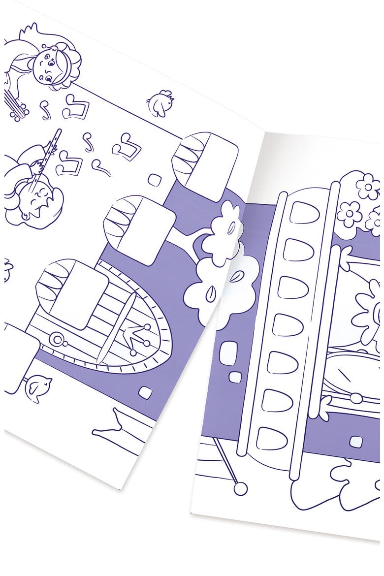 Castle Doodle Paper Roll, Alternate, color, MULTI