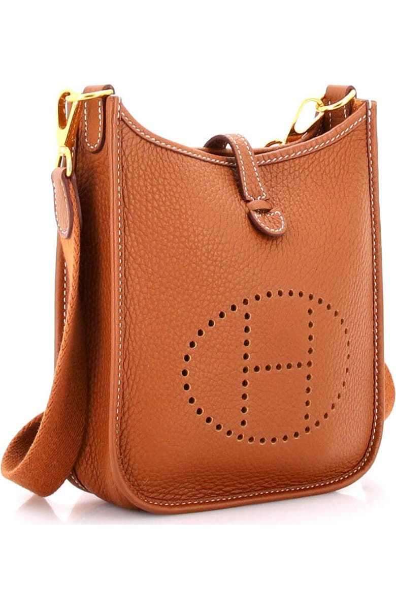 Pre-Owned Hermes Evelyne Bag Gen III Clemence TPM, Alternate, color, Gold