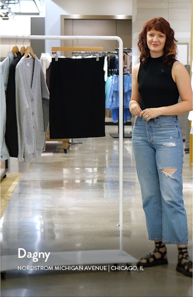 Travel Jersey Pencil Skirt, sales video thumbnail