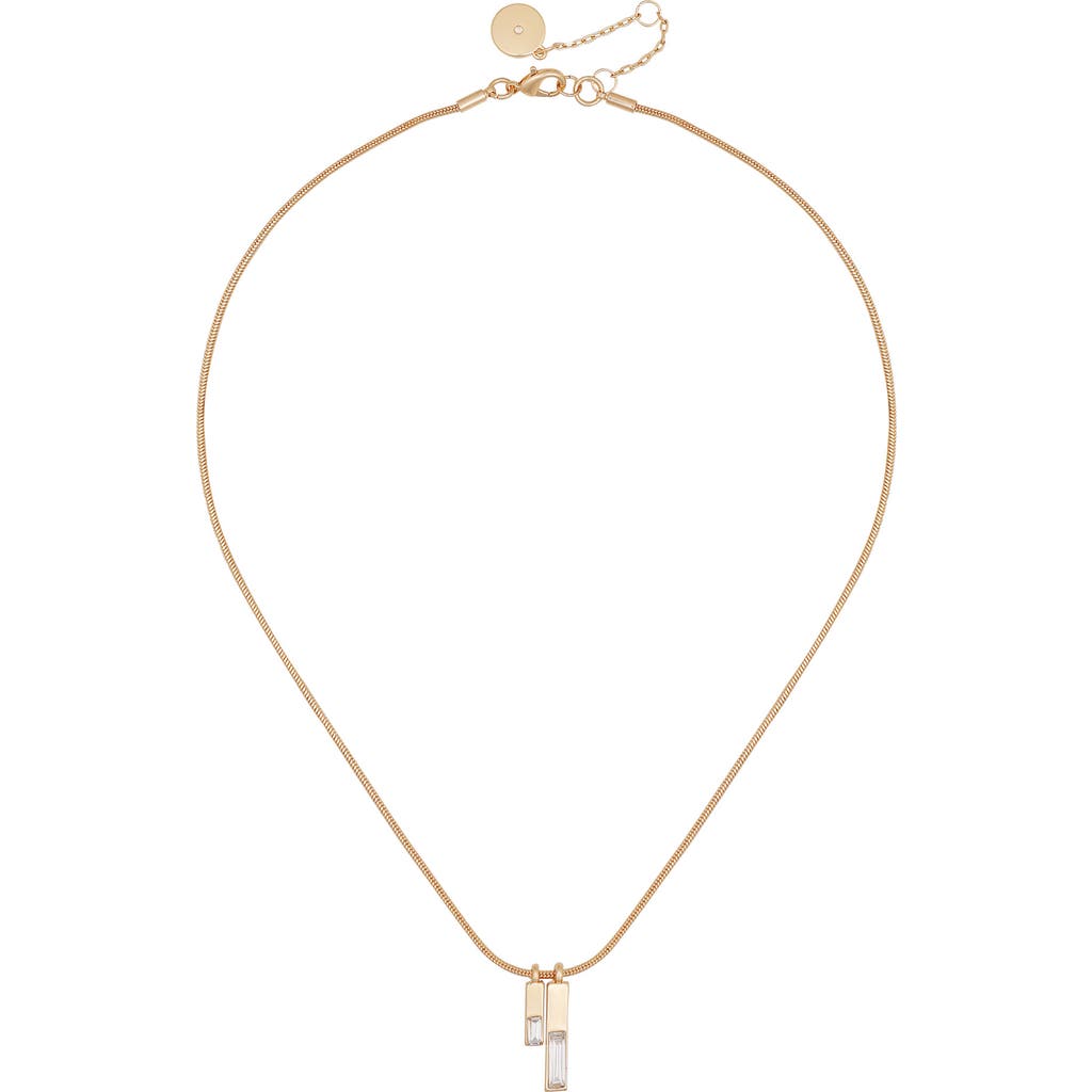 Vince Camuto Pendant Necklace In Gold Tone