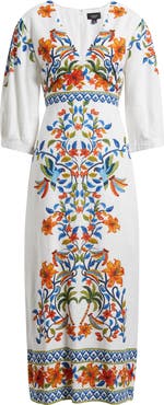 CeCe Embroidered Maxi Dress