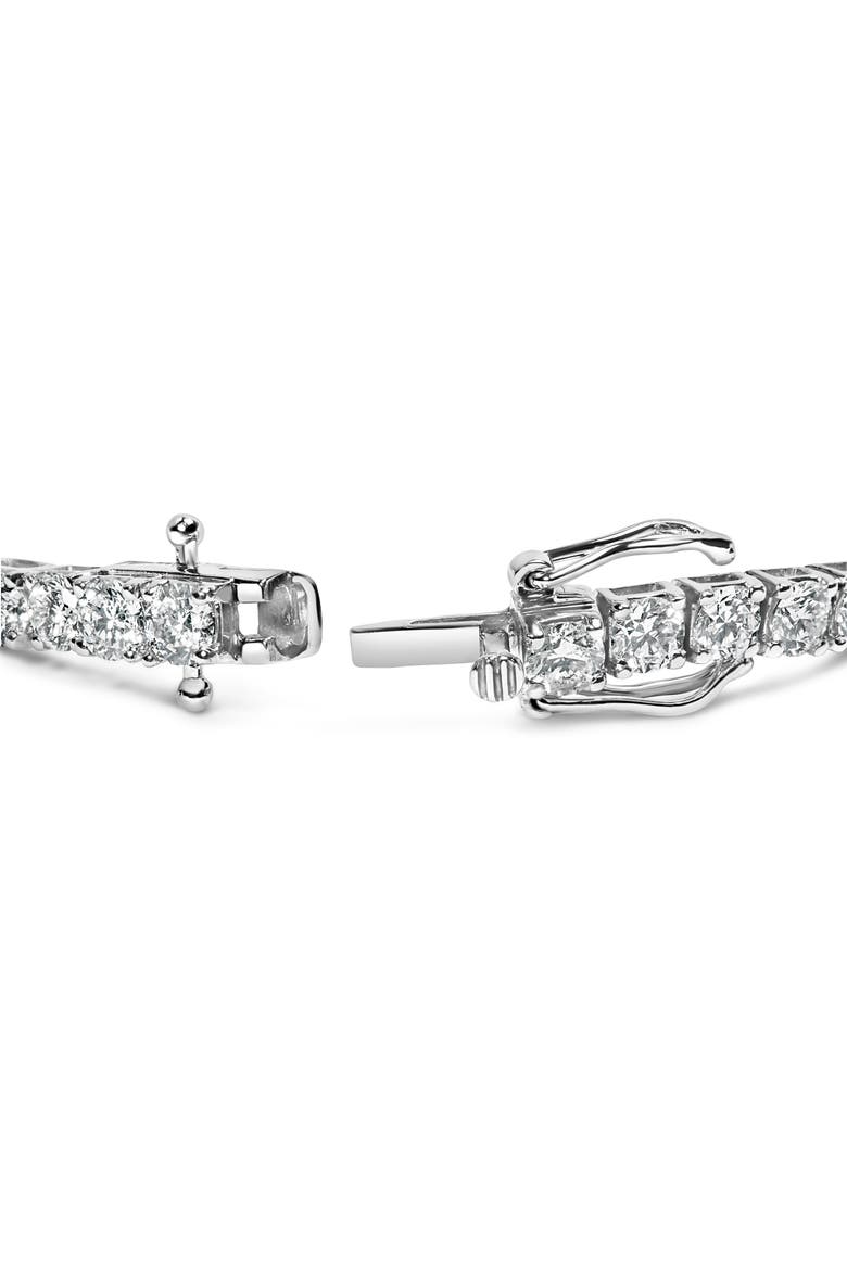 14K White Gold 5.00 Cttw Lab Grown Diamond Classic Tennis Bracelet, Alternate, color, White