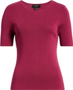 Tahari ASL Short Sleeve Sweater