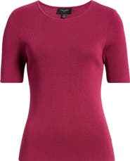 Tahari ASL Short Sleeve Sweater