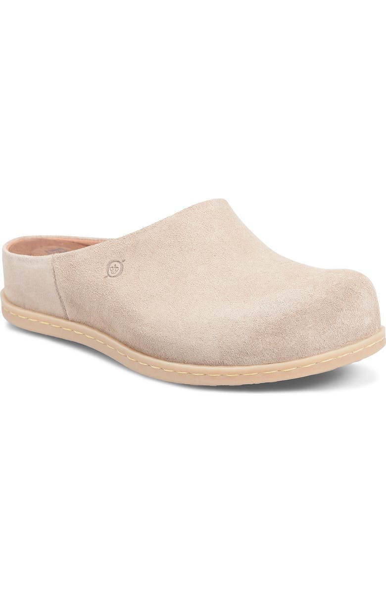 Børn Elliot Clog, Main, color, Natural Suede