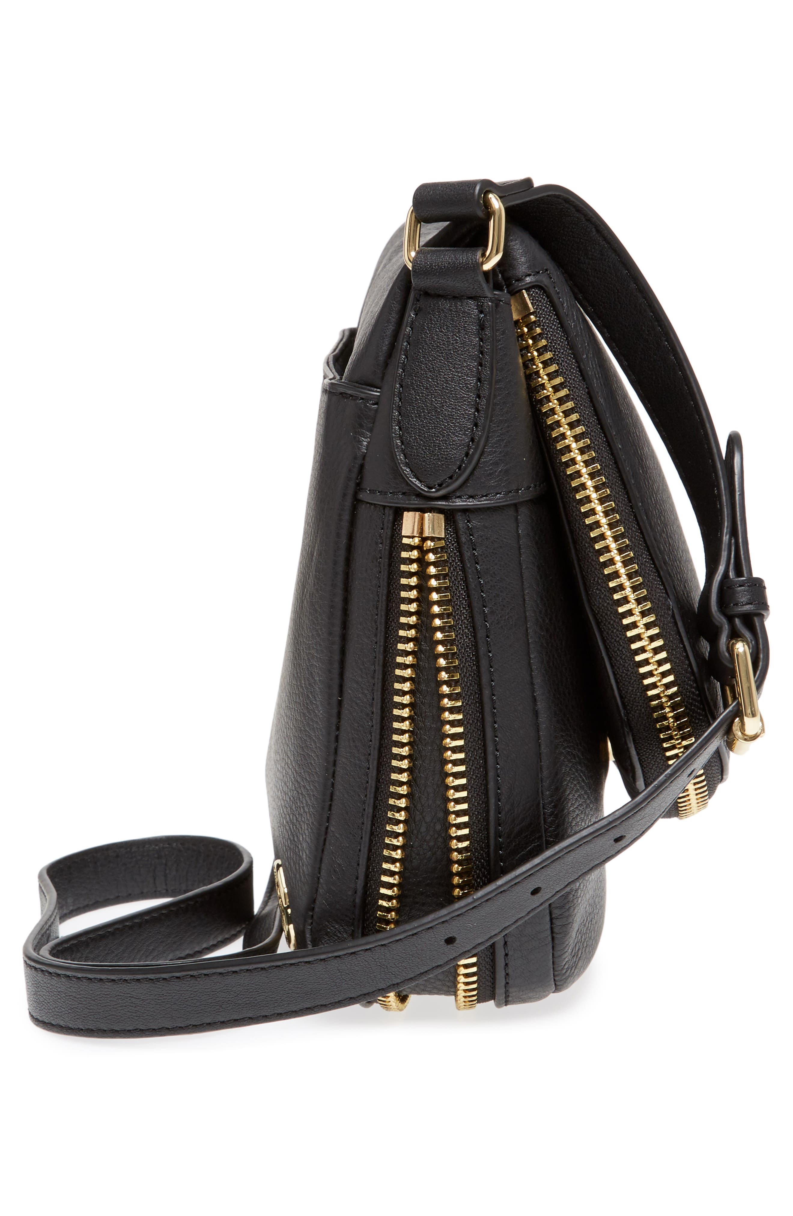 Vince Camuto 'Baily' Leather Crossbody Bag, Alternate, color, 