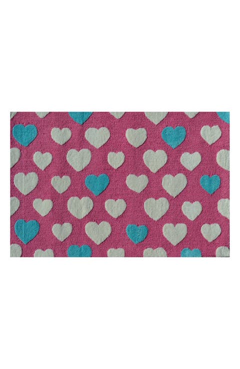 Heart Dot Indoor/Outdoor Doormat