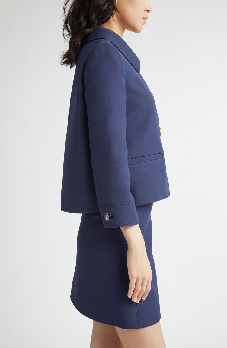 Valentino Garavani Crepe Couture Jacket, Alternate, color,