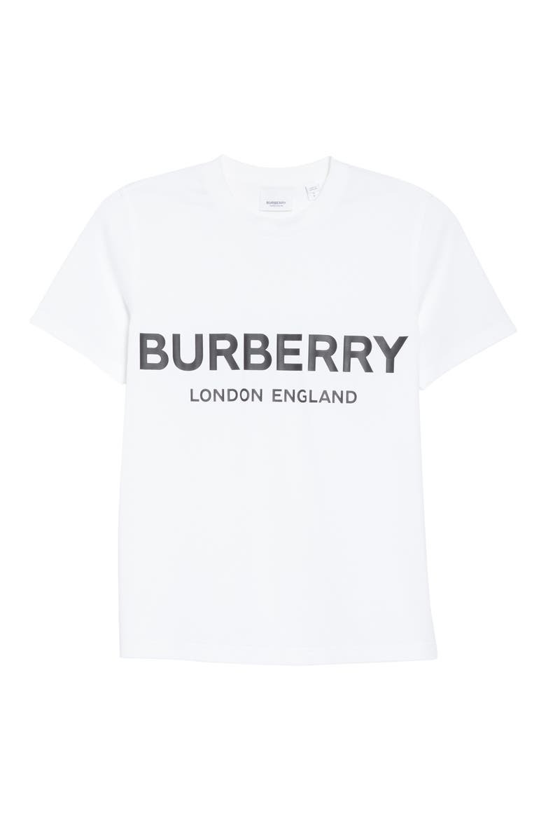 Logo Print Tee, Alternate, color, WHITE