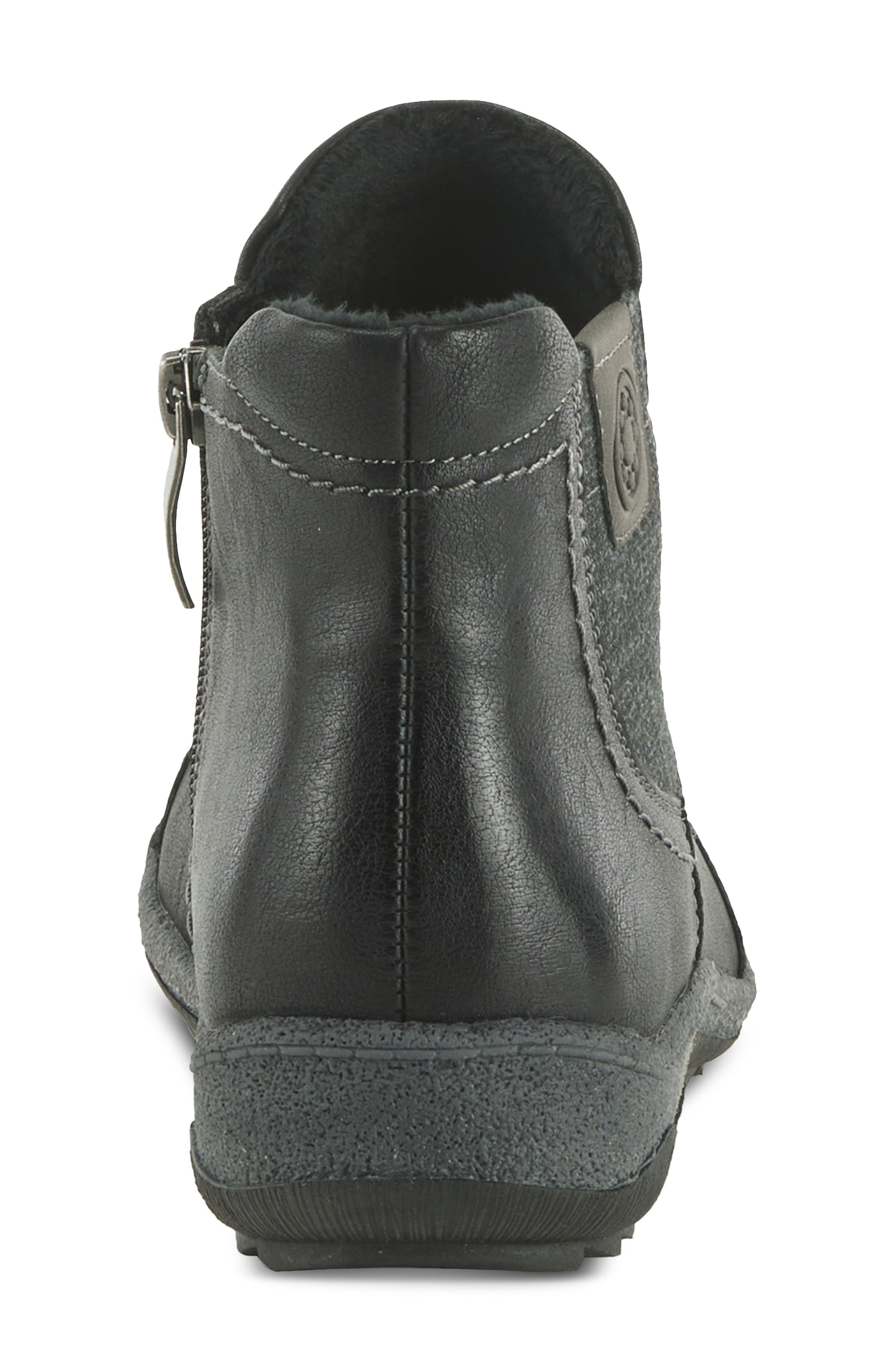 Spring Step Atella Water Resistant Bootie, Alternate, color, Black