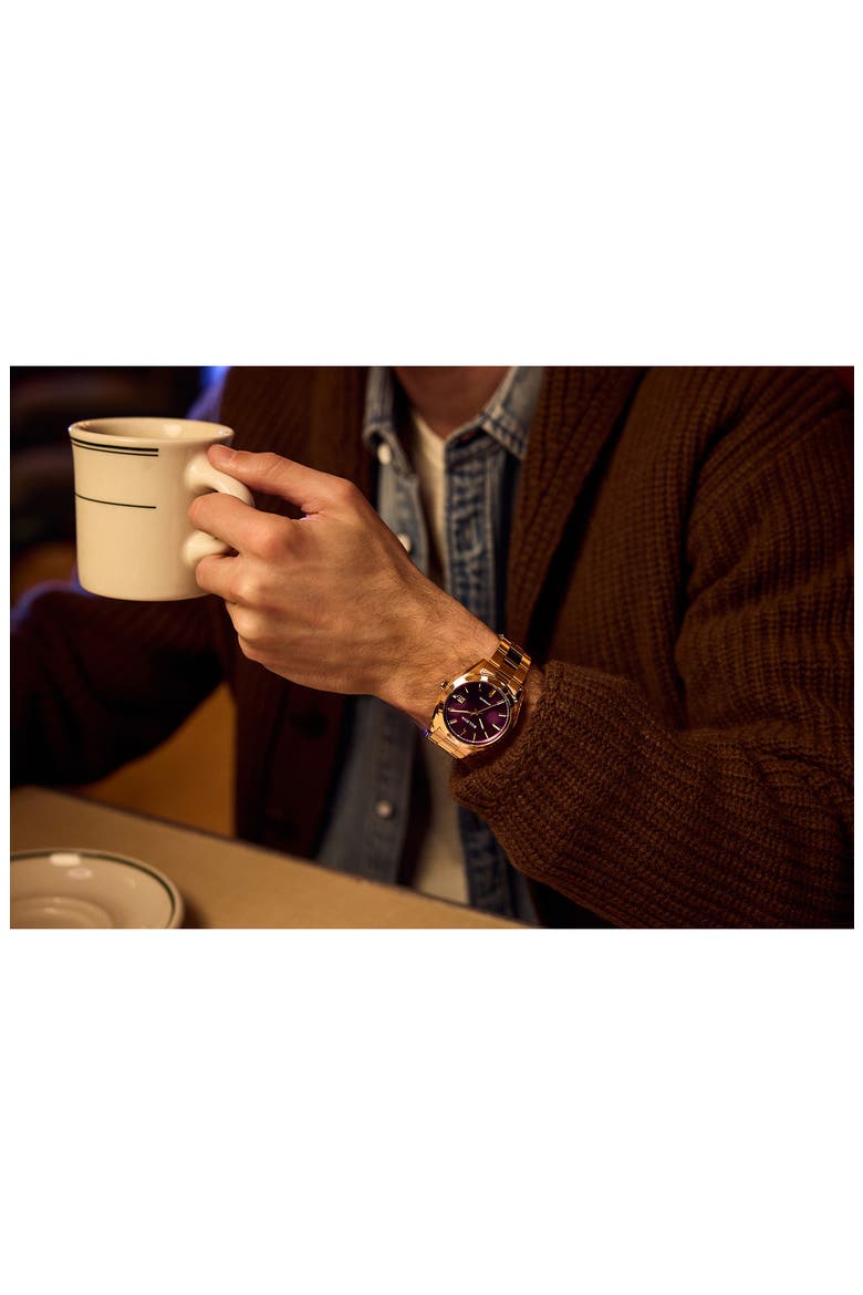 Surveyor Automatic Bracelet Watch, 39mm, Alternate, color, ROSE GOLD-TONE