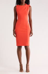 Calvin Klein Bow Sheath Dress