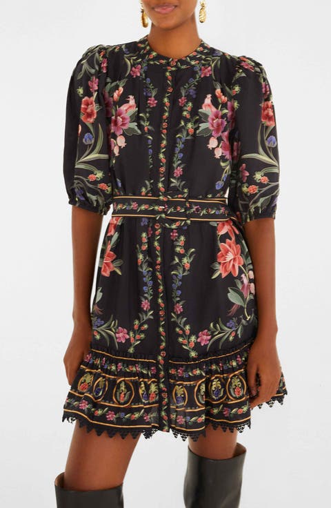 Belle Garden Print Minidress