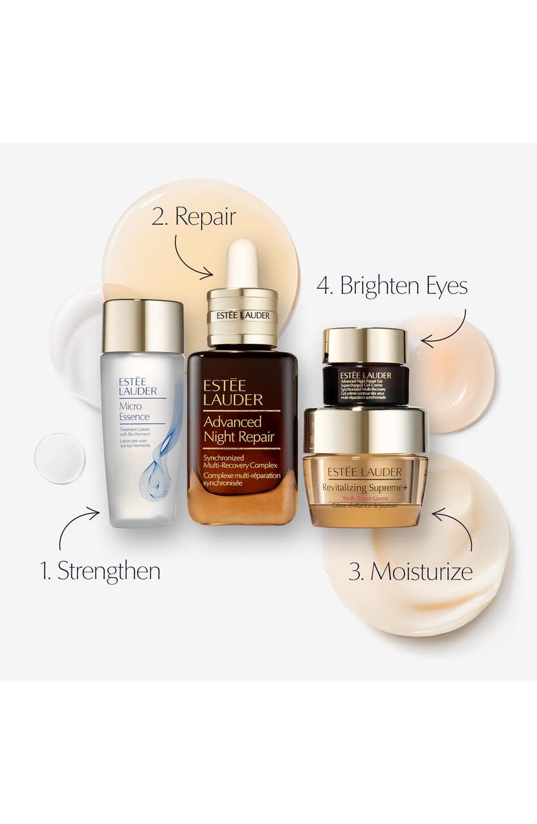 Estée Lauder Nighttime Necessities Repair + Lift + Hydrate Skin Care Set USD $191 Value, Alternate, color,