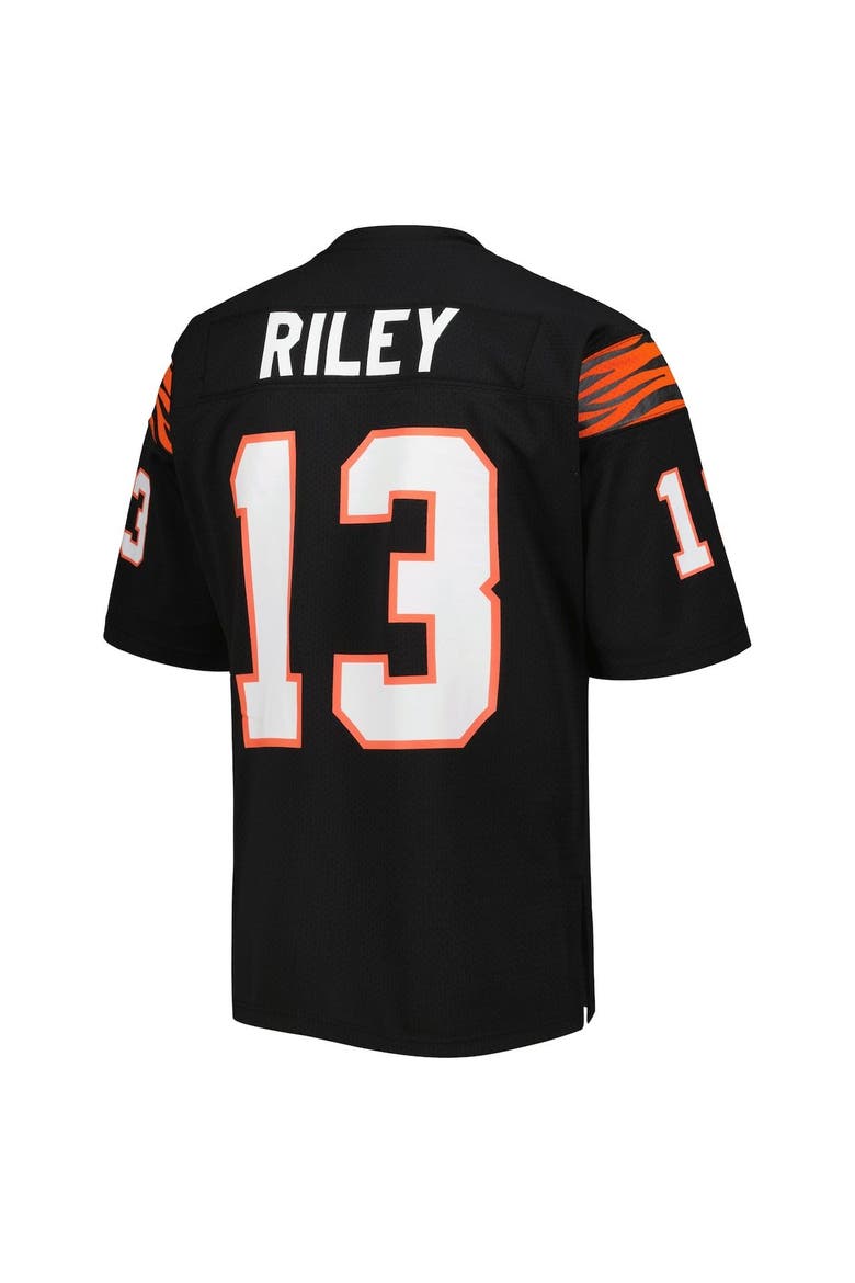 Men's Mitchell & Ness Ken Riley Black Cincinnati Bengals 1981 Authentic Throwback Retired Player Jersey, Alternate, color, Black