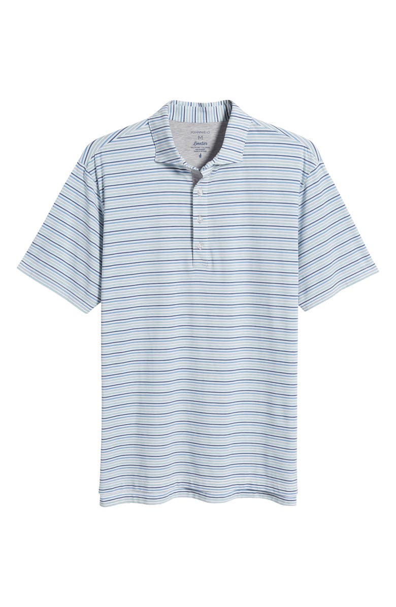 johnnie-O Linxter Stripe Cotton & Lyocell Blend Golf Polo, Alternate, color, 