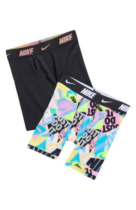 Kids' 2-Pack Assorted Printed Boxer Briefs