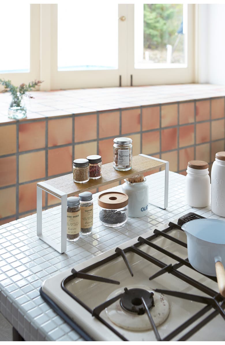 Yamazaki Single Tier Riser, Alternate, color, White